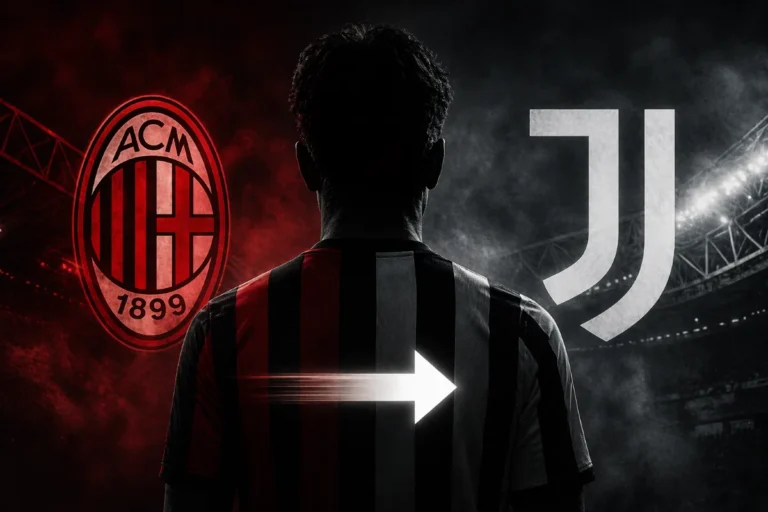 Giocatore in maglia calcio durante partita Serie A