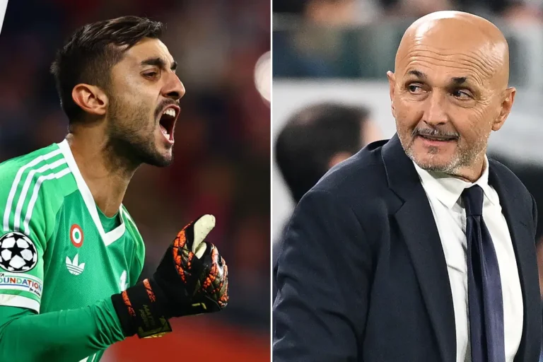 Mattia Perin e Luciano Spalletti durante la trattativa di rinnovo con la Juventus