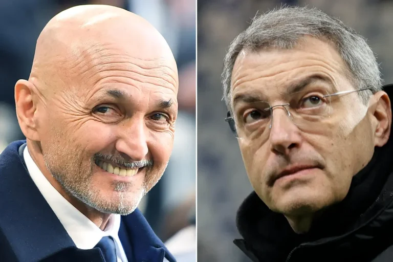 Luciano Spalletti e Damien Comolli