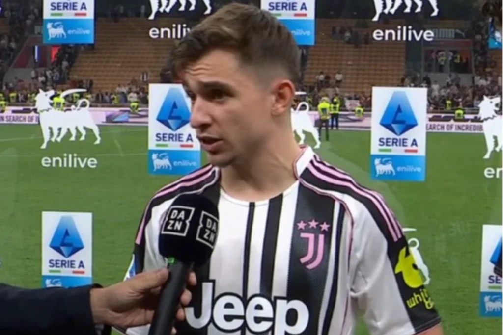 Francisco Conceiçao interviene dopo Milan-Juventus