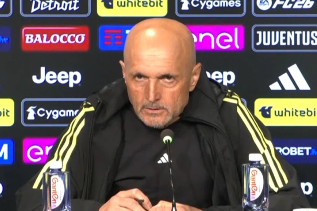 Luciano Spalletti in conferenza stampa alla Juventus, parla di Vlahovic e rinnovo
