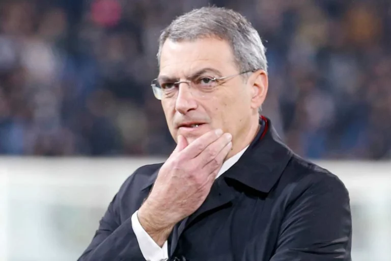 Damien Comolli, amministratore delegato della Juventus, durante una partita di campionato
