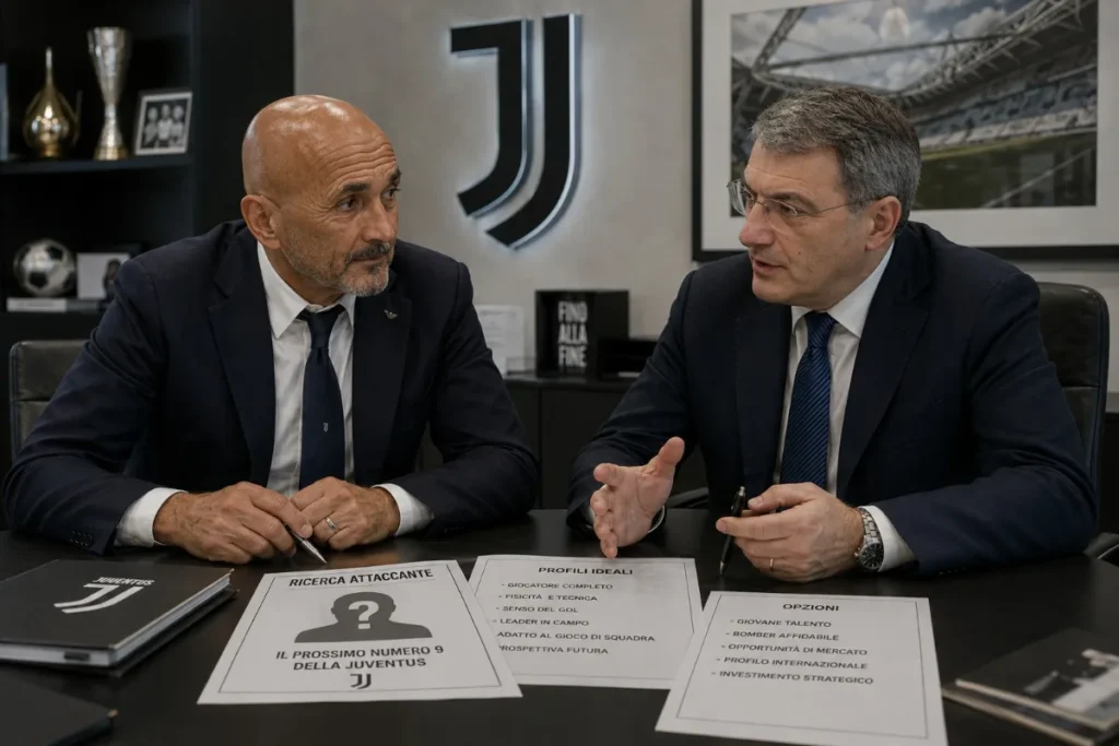 Riunione dirigenti Juventus per trattative di mercato su Lewandowski