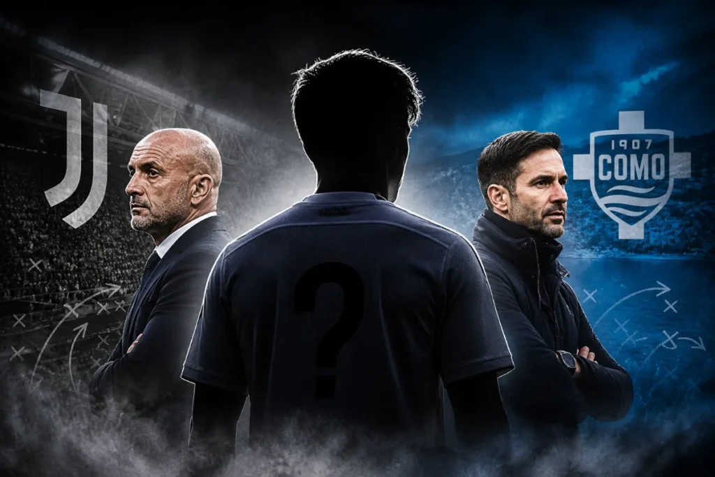 Luciano Spalletti e Cesc Fabregas nella sfida di mercato per giovani talenti: Juventus e Como a confronto