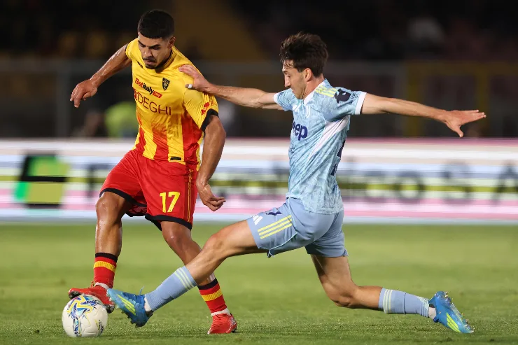 Andrea Cambiaso in Lecce-Juventus