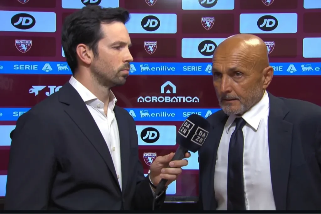 Luciano Spalletti intervistato da DAZN