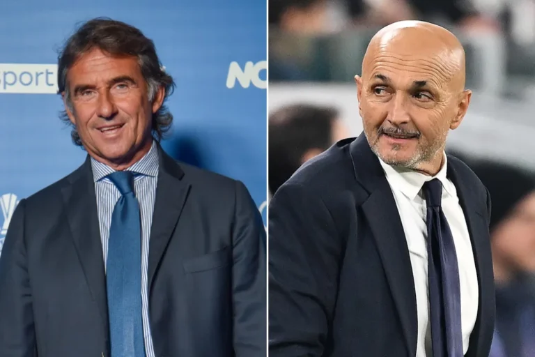 Giovanni Carnevali e Luciano Spalletti in contesto ufficiale, dirigenti calcio italiano