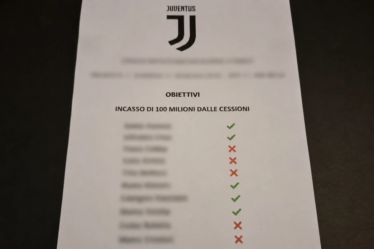 Juve, servono 100 milioni dalle cessioni: ecco il piano per ottenerli
