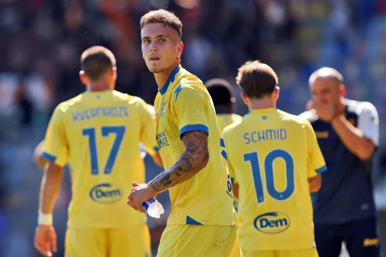 Raimondo esulta con il Frosinone