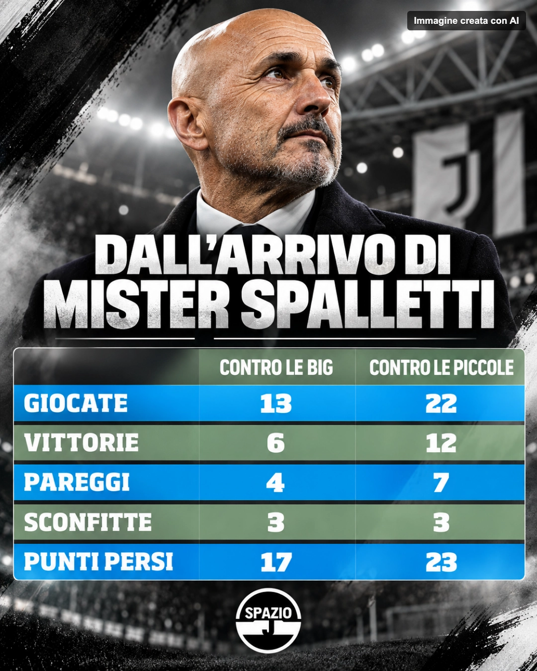 "C’è un dato eloquente che racconta i limiti atavici del gruppo squadra di Spalletti": l'edizione odierna di Tuttosport pone l'accento sui punti persi dalla Juventus contro le…